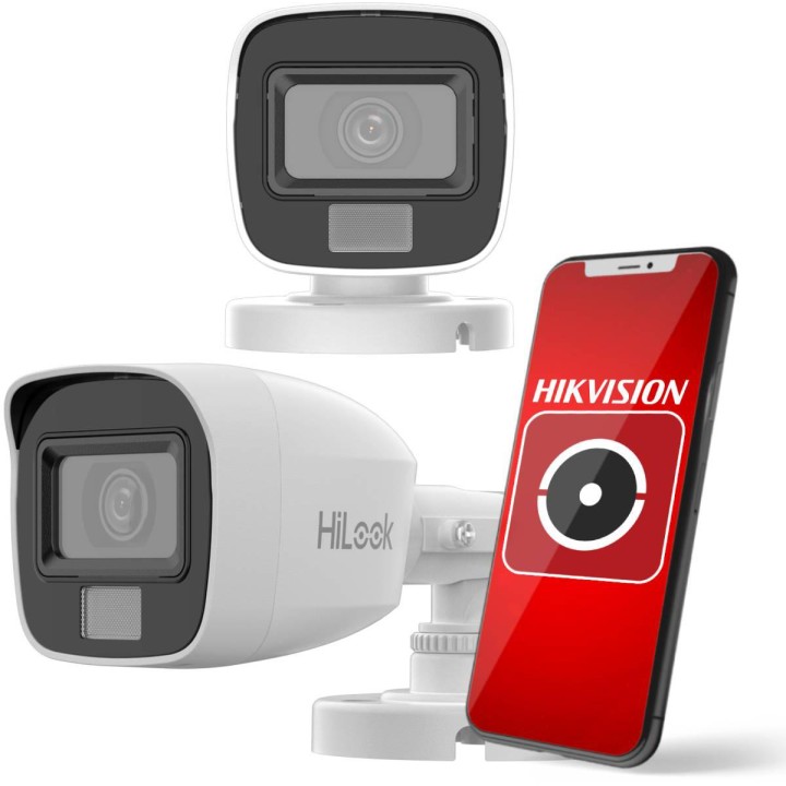 Zestaw monitoringu Hilook 4 kamer 5MPx TVICAM-B5M-20DL z dyskiem 1TB