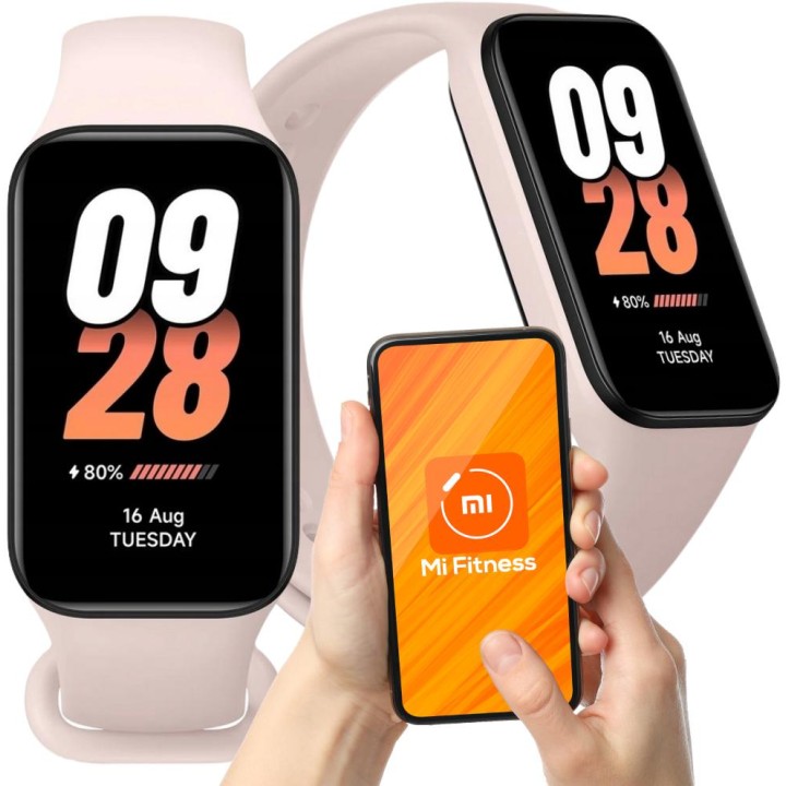 OUTLET_1: Smartband Xiaomi Band 8 Active różowy