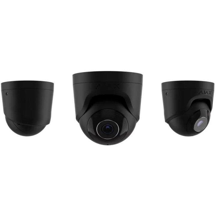 Ajax Kamera - kopułka (metalowa) TurretCam (5 Mp/4 mm) (8EU) - czarny