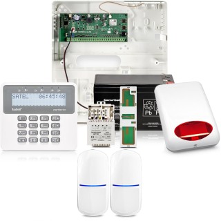 Zestaw alarmowy Satel Perfecta 16 SET-A, 2x czujka,PRF-LCD, aplikacja, powiadomienie GSM