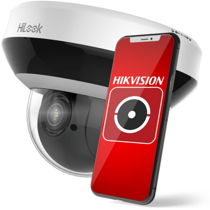 Zestaw monitoringu IP Hilook by Hikvision 4 kamery obrotowe 4MPx PTZ-C4MP