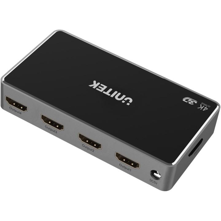 Unitek V1109A Rozgałęźnik sygnału HDMI 1.4b 1 IN-4 OUT 4K